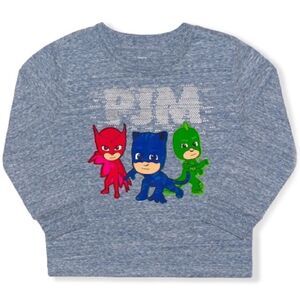 𝅺PJ Masks Blue Long my Sleeve T-Shirt Size 18 Months New with Tags